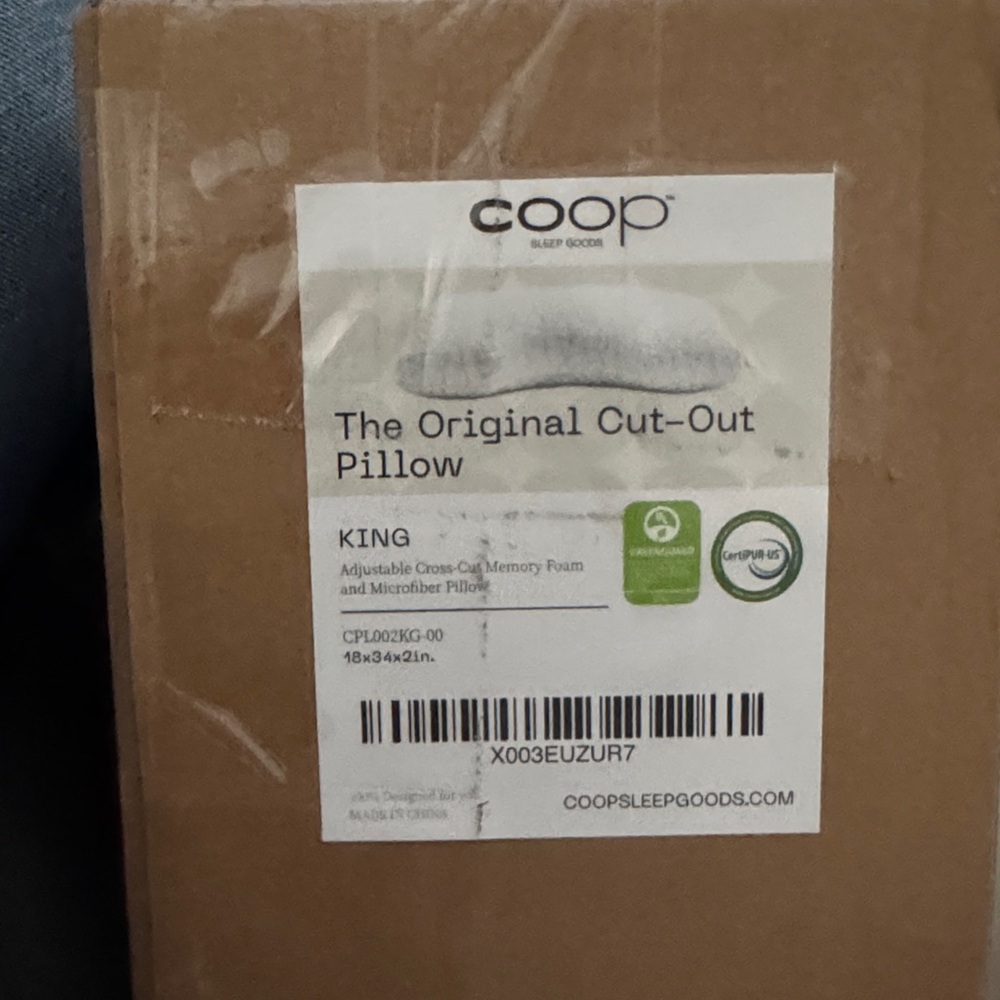 White Extra Oomph Memory Foam Pillow - Picture 11 of 11